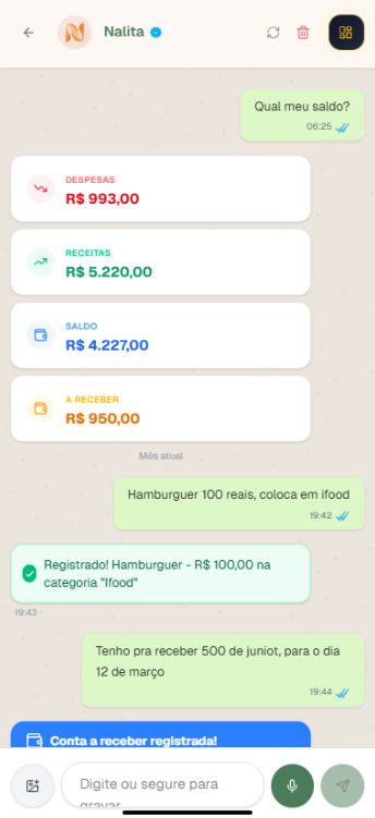 Assistente financeiro