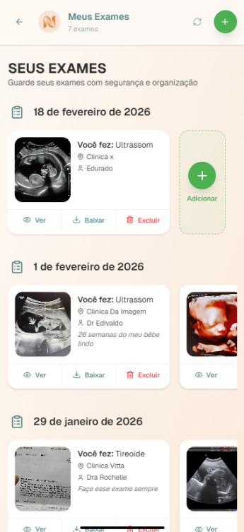 Meus exames organizados